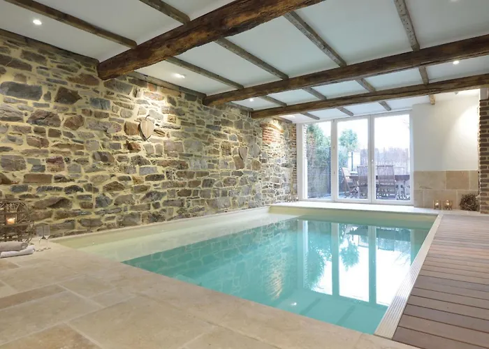 Country Home In Theux With Pool & Sauna בית נופש